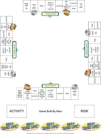 Game Board Setup Example Create Your Own Board | Build A Board Game | Themed Board Games